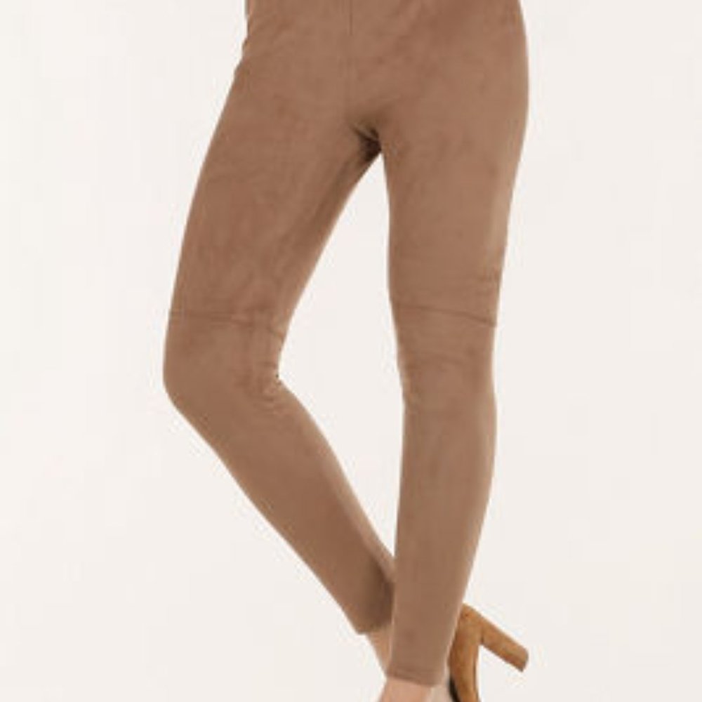 Boston Proper Faux Suede Jean Leggings sz2